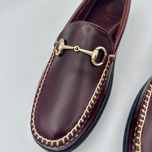 TB Phelps Burgundy Horse Bit Driving Loafers main image 8